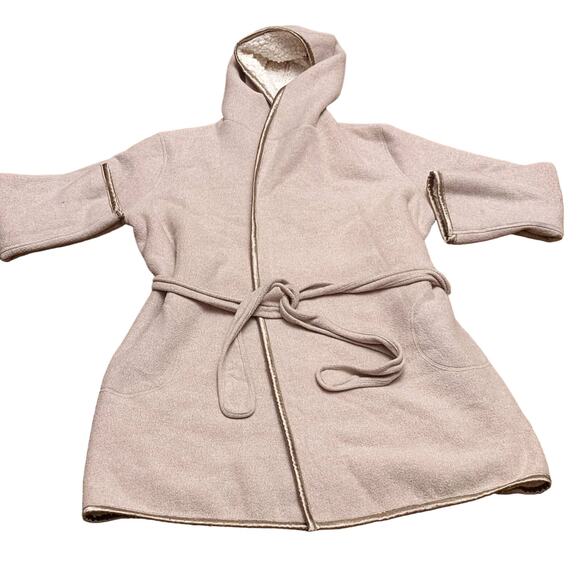 Anthropologie Sweater Robe Pure Good Womens Sherpa Hoodie Size X Small/ Small - Picture 1 of 11